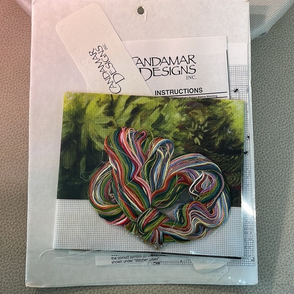 Candamar Designs Inc Mary Baxter St. Clair Garden of Dreams 50917 14 x14 Vintage - Picture 2 of 8